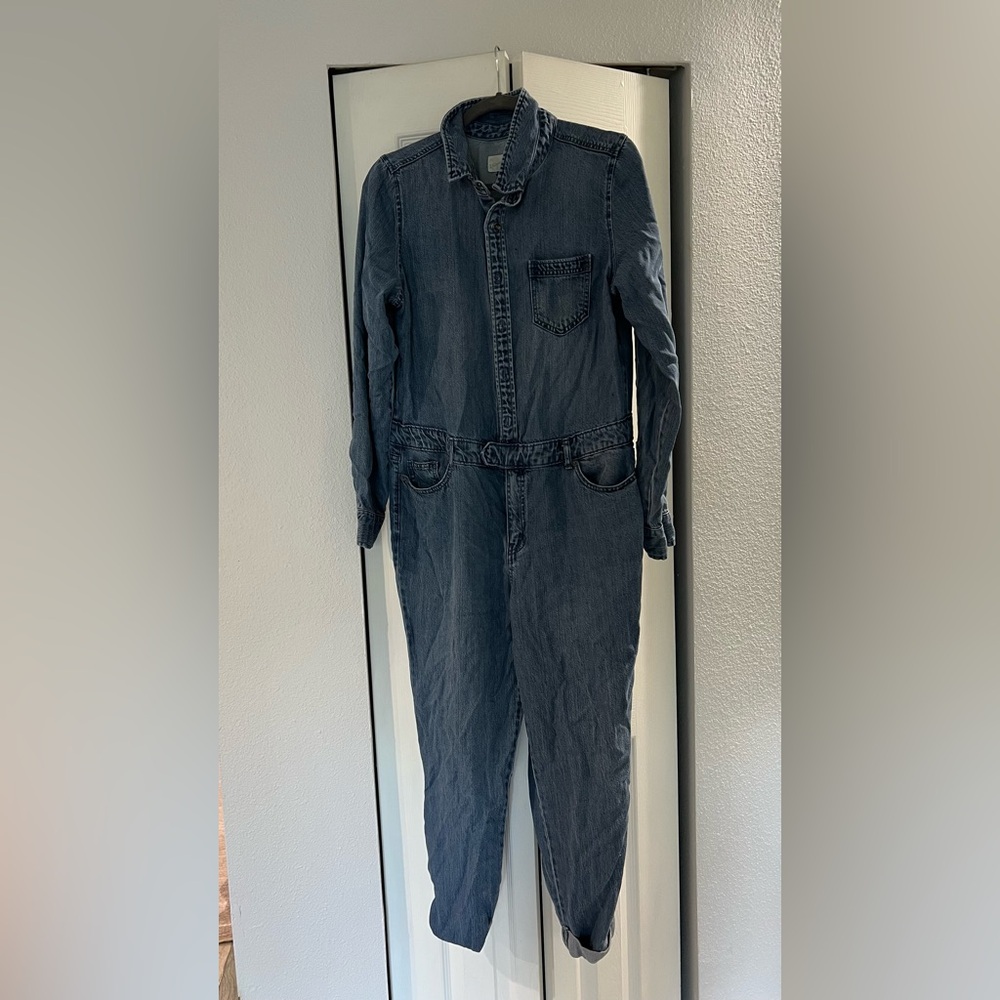 Universal Thread Blue Denim Jumpsuit